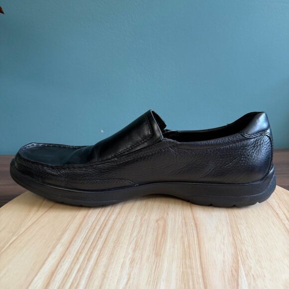 Bostonian Jolliet Mens Black Leather Loafers Size 13 M Duralite - Picture 4 of 9